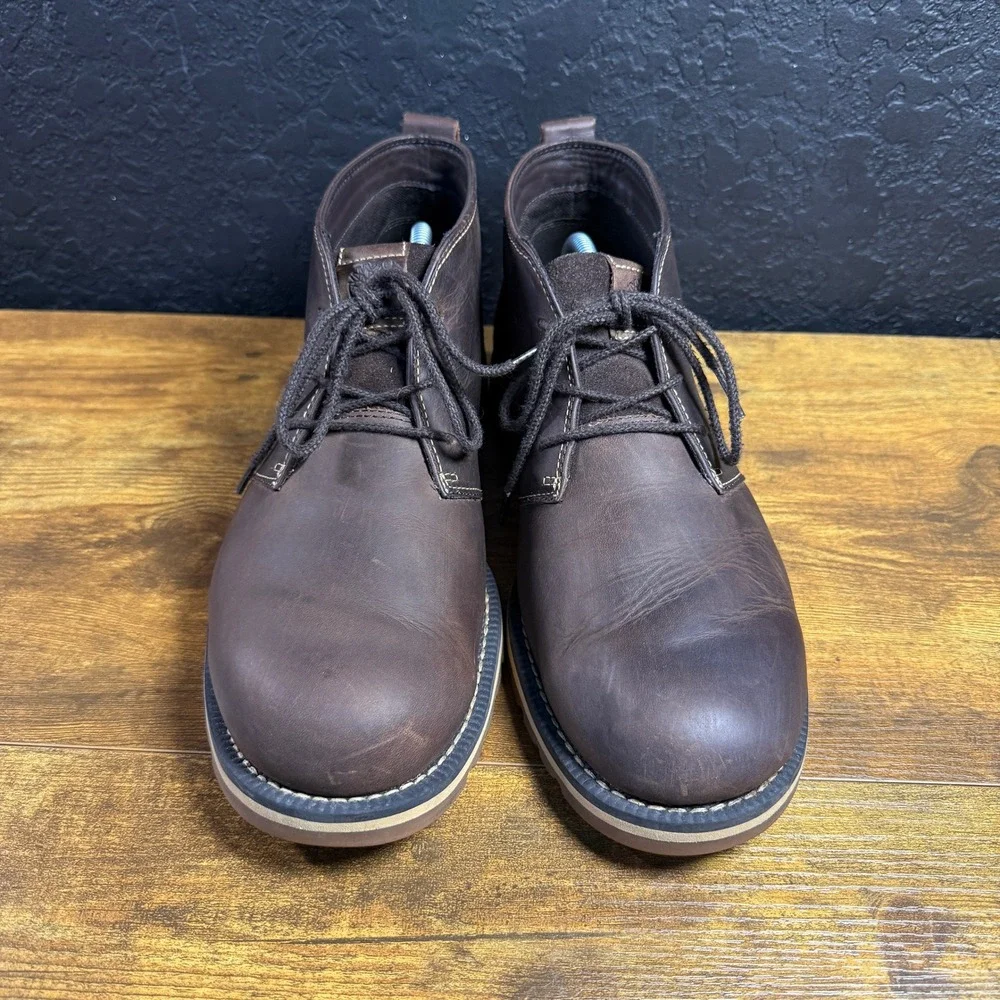 Timberland Larchmont A12RY Brown Leather Chukka Boots Mens Size 10
